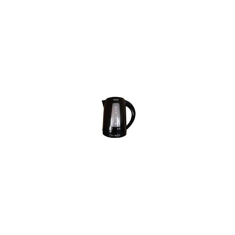 TRUST KETTLE PLASTIC 2L VDE PLUG BLK TCK-KEC1701