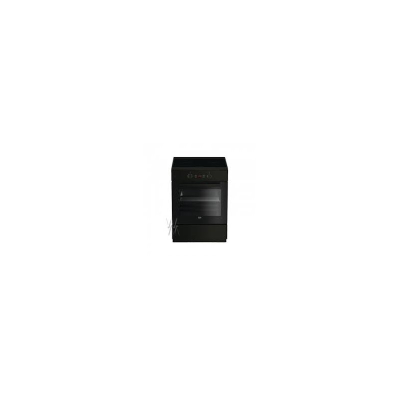 TRUST CUISINIERE 3GAZ+1ELEC BLK 60*60 TSOC-658BL