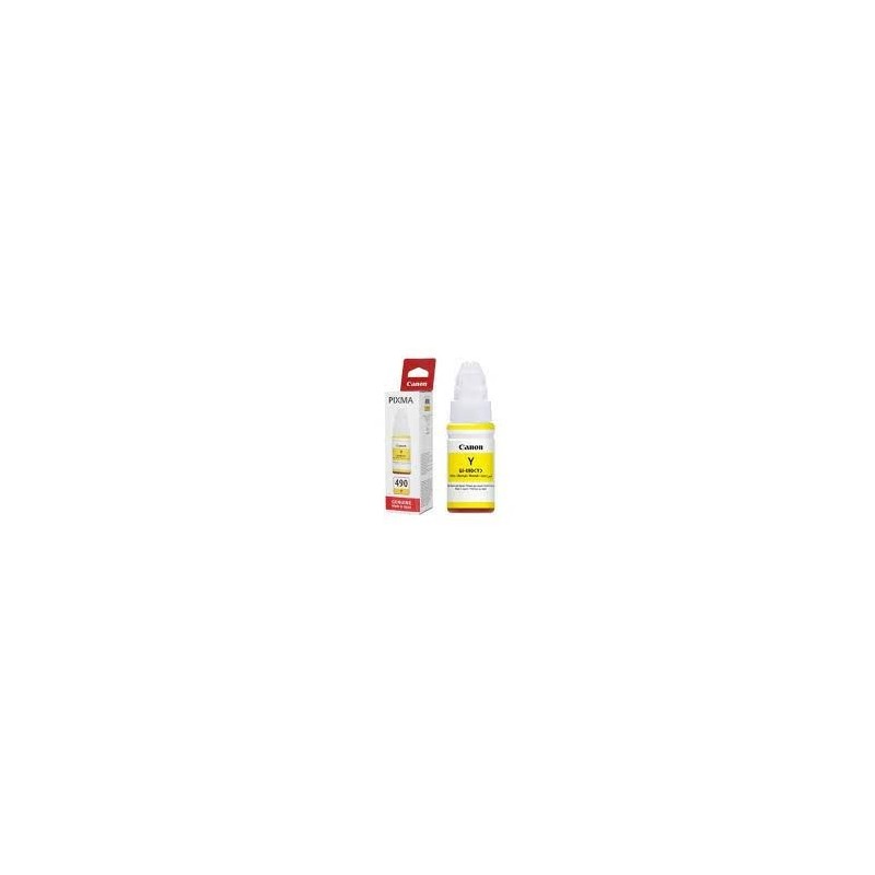 Bouteille d'encre CANON GI-490 Yellow